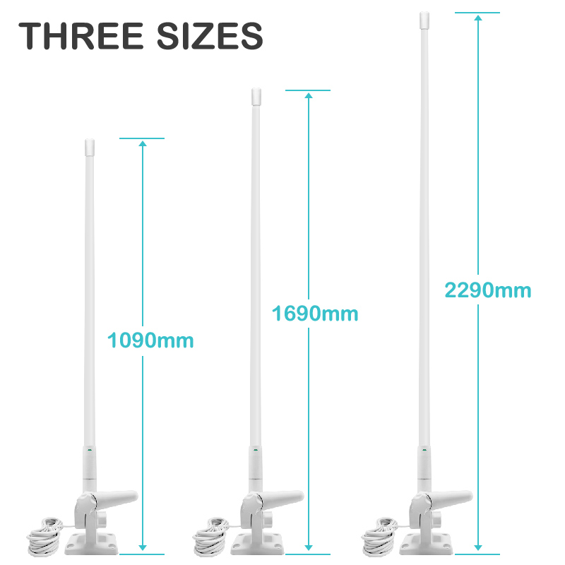 玻璃纖維松開(kāi) VHF UHF AM FM 天線(xiàn) Marine Omni 360 天線(xiàn) hf/vhf/uhf 多頻段天線(xiàn)