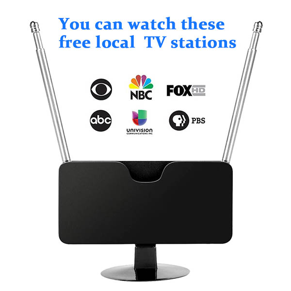 易放置 電視自由頻道調諧器最小 HDTV 天線(xiàn)