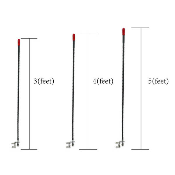 定制頻率玻璃纖維 27Mhz Cb 天線(xiàn)安裝無(wú)線(xiàn)電 102" 鞭狀 Cb 天線(xiàn)