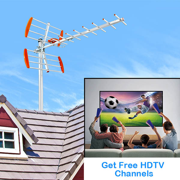 DVBT T2 高增益八木天線(xiàn)高頻電視天線(xiàn)戶(hù)外數字電視